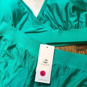 Cupshe Two piece high waisted bathing suit